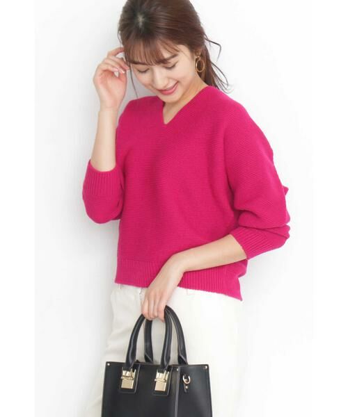 ＊＊N.Natural Beauty Basic / エヌ ナチュラルビューティーベーシック ニット・セーター | ホールガーメントニット（レッド）