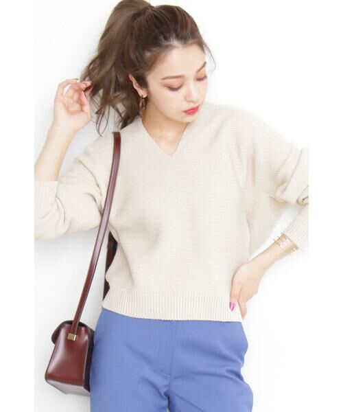 ＊＊N.Natural Beauty Basic / エヌ ナチュラルビューティーベーシック ニット・セーター | ホールガーメントニット（ベージュ）