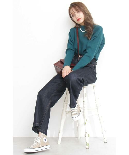 ＊＊N.Natural Beauty Basic / エヌ ナチュラルビューティーベーシック ニット・セーター | 横リブドルマンニット | 詳細20