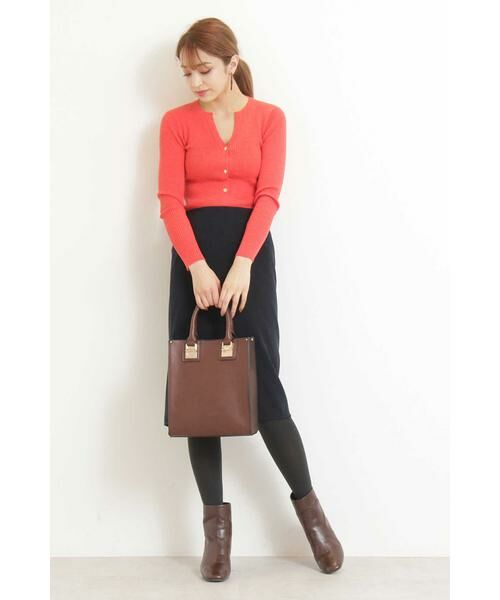 ＊＊N.Natural Beauty Basic / エヌ ナチュラルビューティーベーシック カーディガン・ボレロ | キーネックリブニット | 詳細2