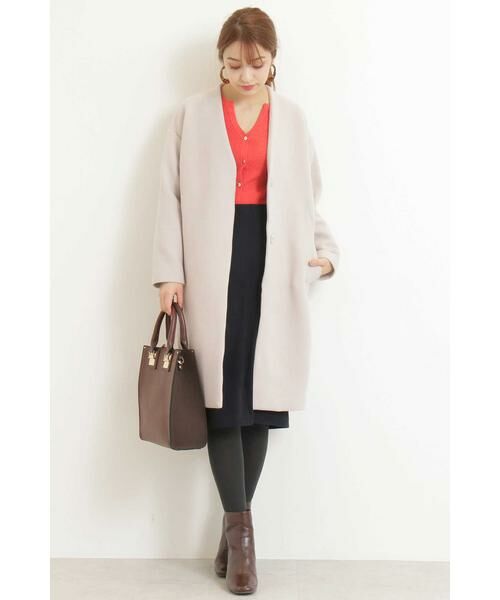 ＊＊N.Natural Beauty Basic / エヌ ナチュラルビューティーベーシック カーディガン・ボレロ | キーネックリブニット | 詳細5