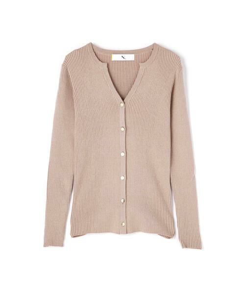 ＊＊N.Natural Beauty Basic / エヌ ナチュラルビューティーベーシック カーディガン・ボレロ | キーネックリブニット | 詳細7