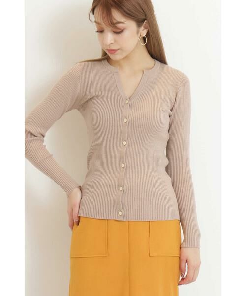 ＊＊N.Natural Beauty Basic / エヌ ナチュラルビューティーベーシック カーディガン・ボレロ | キーネックリブニット | 詳細12