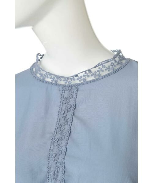 ＊＊N.Natural Beauty Basic / エヌ ナチュラルビューティーベーシック シャツ・ブラウス | ボリュームスリーブハイネックブラウス | 詳細4