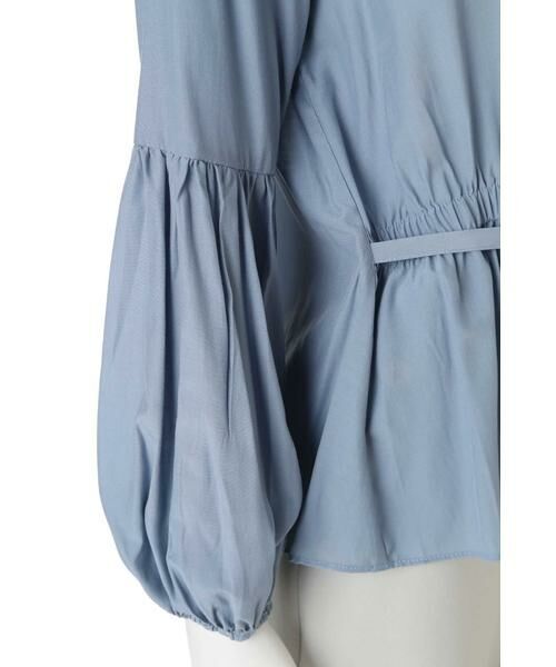 ＊＊N.Natural Beauty Basic / エヌ ナチュラルビューティーベーシック シャツ・ブラウス | ボリュームスリーブハイネックブラウス | 詳細7