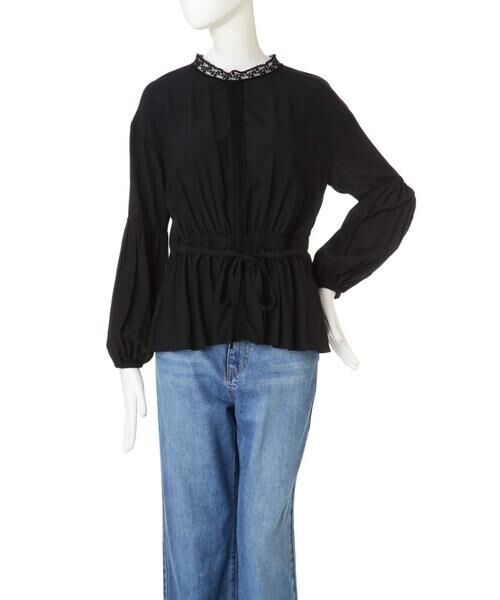 ＊＊N.Natural Beauty Basic / エヌ ナチュラルビューティーベーシック シャツ・ブラウス | ボリュームスリーブハイネックブラウス | 詳細10