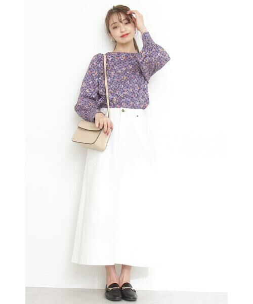 ＊＊N.Natural Beauty Basic / エヌ ナチュラルビューティーベーシック シャツ・ブラウス | 《Liberty Print》Pagoda ブラウス | 詳細2