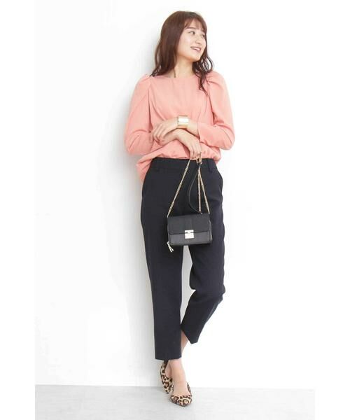 ＊＊N.Natural Beauty Basic / エヌ ナチュラルビューティーベーシック シャツ・ブラウス | パワーショルダーブラウス | 詳細4