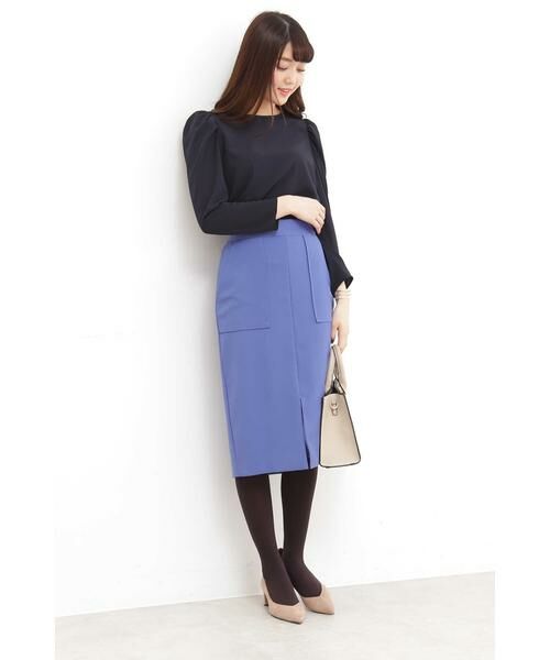 ＊＊N.Natural Beauty Basic / エヌ ナチュラルビューティーベーシック スカート | フロントスリットスカート | 詳細2