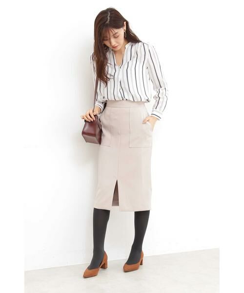 ＊＊N.Natural Beauty Basic / エヌ ナチュラルビューティーベーシック スカート | フロントスリットスカート | 詳細14