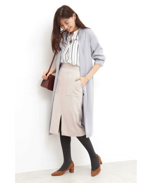 ＊＊N.Natural Beauty Basic / エヌ ナチュラルビューティーベーシック スカート | フロントスリットスカート | 詳細15