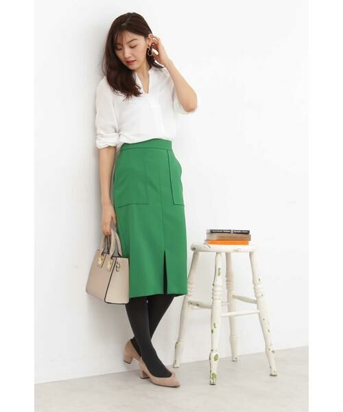 ＊＊N.Natural Beauty Basic / エヌ ナチュラルビューティーベーシック スカート | フロントスリットスカート | 詳細18