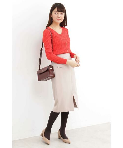 ＊＊N.Natural Beauty Basic / エヌ ナチュラルビューティーベーシック スカート | フラップポケットスカート | 詳細8