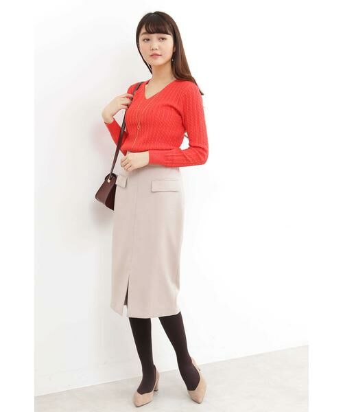 ＊＊N.Natural Beauty Basic / エヌ ナチュラルビューティーベーシック スカート | フラップポケットスカート | 詳細9