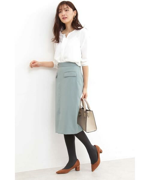 ＊＊N.Natural Beauty Basic / エヌ ナチュラルビューティーベーシック スカート | フラップポケットスカート | 詳細14