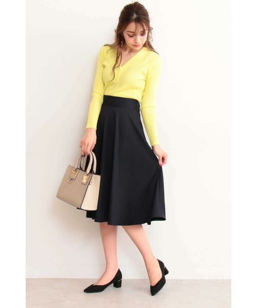 ＊＊N.Natural Beauty Basic / エヌ ナチュラルビューティーベーシック スカート | フレアミモレスカート | 詳細6