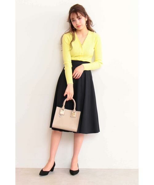 ＊＊N.Natural Beauty Basic / エヌ ナチュラルビューティーベーシック スカート | フレアミモレスカート | 詳細8