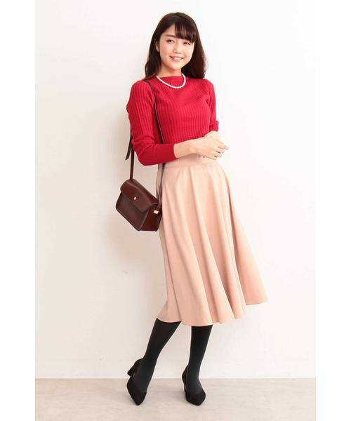 ＊＊N.Natural Beauty Basic / エヌ ナチュラルビューティーベーシック スカート | フレアミモレスカート | 詳細18