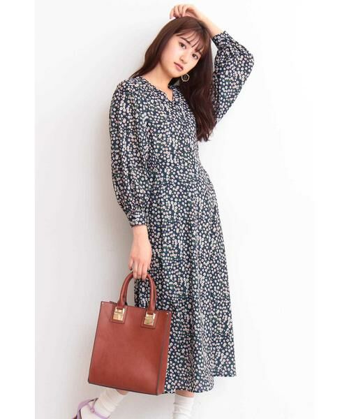 ドルマンスリーブフラワーマキシワンピース ワンピース N Natural Beauty Basic エヌ ナチュラルビューティーベーシック ファッション通販 タカシマヤファッションスクエア