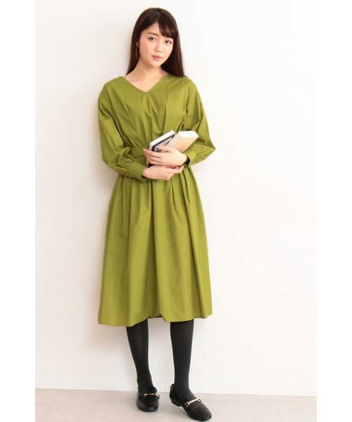 ＊＊N.Natural Beauty Basic / エヌ ナチュラルビューティーベーシック ワンピース | ベッコウバックルワンピース | 詳細3