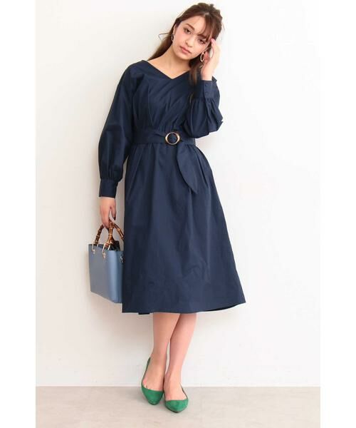 ＊＊N.Natural Beauty Basic / エヌ ナチュラルビューティーベーシック ワンピース | ベッコウバックルワンピース | 詳細7