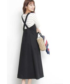 チノジャンパースカートマキシワンピース