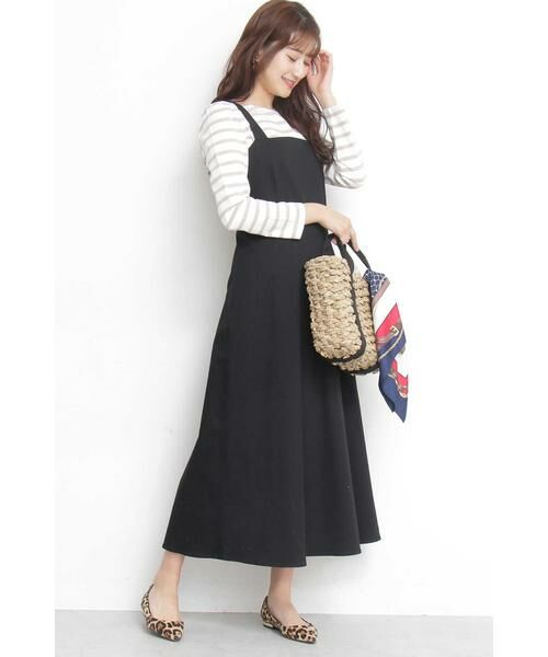 ＊＊N.Natural Beauty Basic / エヌ ナチュラルビューティーベーシック ワンピース | チノジャンパースカートマキシワンピース | 詳細2