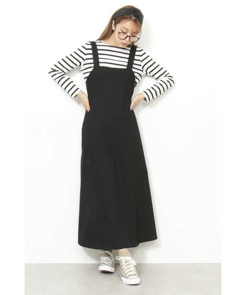 ＊＊N.Natural Beauty Basic / エヌ ナチュラルビューティーベーシック ワンピース | チノジャンパースカートマキシワンピース | 詳細7