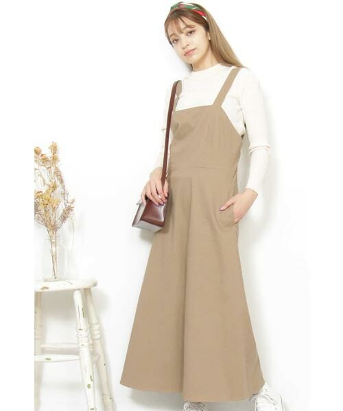 ＊＊N.Natural Beauty Basic / エヌ ナチュラルビューティーベーシック ワンピース | チノジャンパースカートマキシワンピース | 詳細12