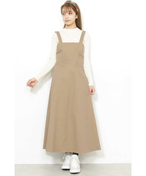 ＊＊N.Natural Beauty Basic / エヌ ナチュラルビューティーベーシック ワンピース | チノジャンパースカートマキシワンピース | 詳細16