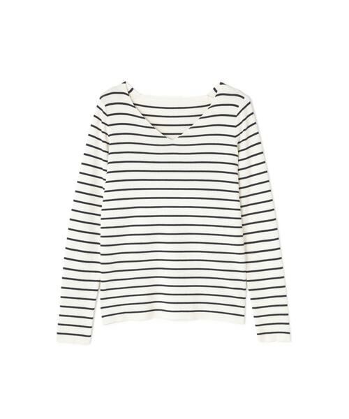 ＊＊N.Natural Beauty Basic / エヌ ナチュラルビューティーベーシック ニット・セーター | 総針Vネックニット | 詳細1