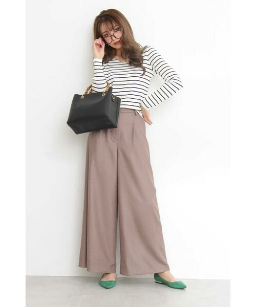 ＊＊N.Natural Beauty Basic / エヌ ナチュラルビューティーベーシック ニット・セーター | 総針Vネックニット | 詳細2