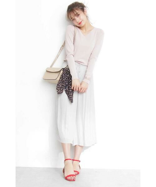 ＊＊N.Natural Beauty Basic / エヌ ナチュラルビューティーベーシック ニット・セーター | 総針Vネックニット | 詳細12