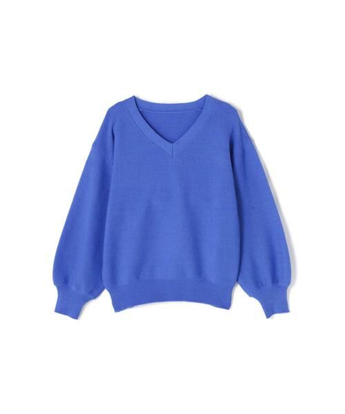 ＊＊N.Natural Beauty Basic / エヌ ナチュラルビューティーベーシック ニット・セーター | ガーターVネックフォルムニット | 詳細1