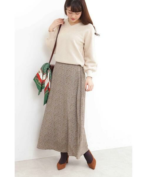 ＊＊N.Natural Beauty Basic / エヌ ナチュラルビューティーベーシック ニット・セーター | ガーターVネックフォルムニット | 詳細9