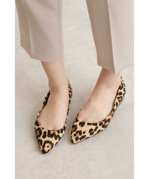 ＊＊N.Natural Beauty Basic / エヌ ナチュラルビューティーベーシック パンプス | メタルヒールフラットパンプス（レオパード1）