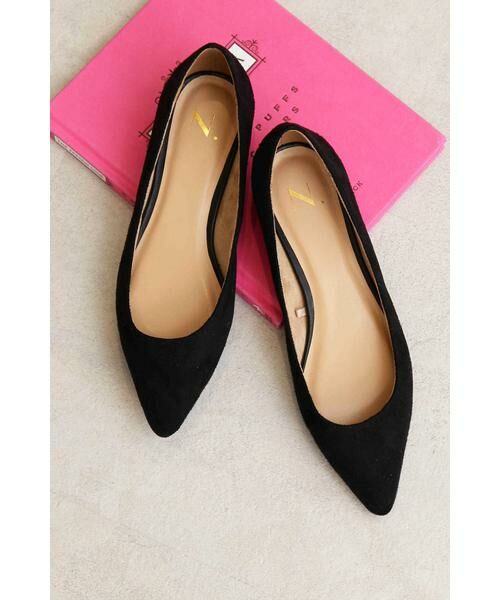 ＊＊N.Natural Beauty Basic / エヌ ナチュラルビューティーベーシック パンプス | メタルヒールフラットパンプス（ブラック）