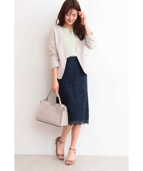 ＊＊N.Natural Beauty Basic / エヌ ナチュラルビューティーベーシック シャツ・ブラウス | キーネックタックドレープブラウス | 詳細4