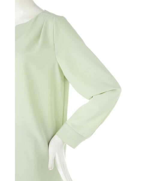 ＊＊N.Natural Beauty Basic / エヌ ナチュラルビューティーベーシック シャツ・ブラウス | キーネックタックドレープブラウス | 詳細9