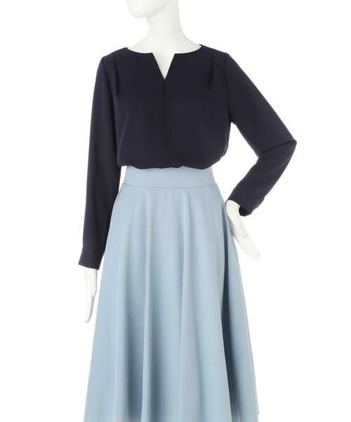 ＊＊N.Natural Beauty Basic / エヌ ナチュラルビューティーベーシック シャツ・ブラウス | キーネックタックドレープブラウス | 詳細16