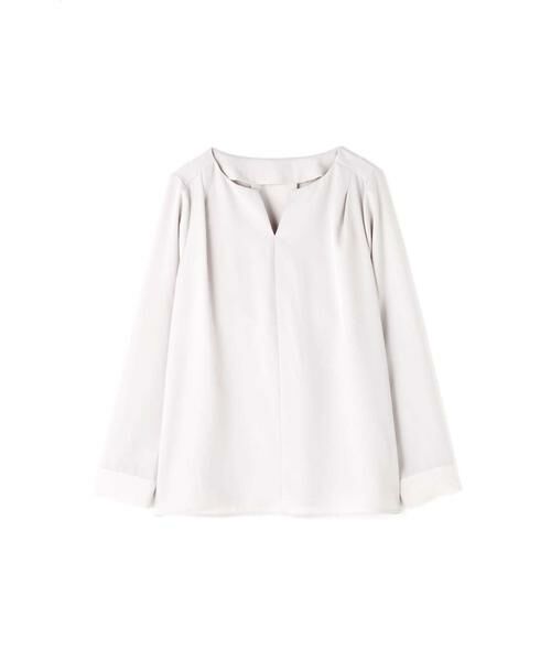 ＊＊N.Natural Beauty Basic / エヌ ナチュラルビューティーベーシック シャツ・ブラウス | キーネックタックドレープブラウス | 詳細18