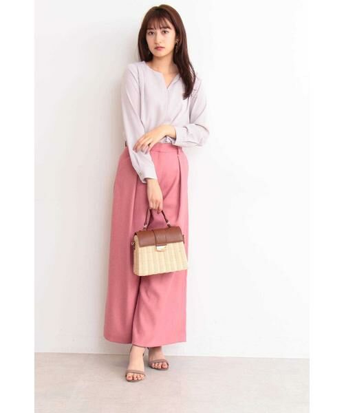 ＊＊N.Natural Beauty Basic / エヌ ナチュラルビューティーベーシック シャツ・ブラウス | キーネックタックドレープブラウス | 詳細19