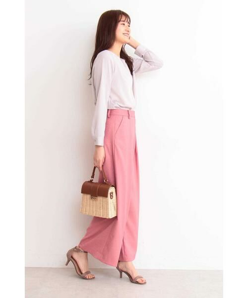 ＊＊N.Natural Beauty Basic / エヌ ナチュラルビューティーベーシック シャツ・ブラウス | キーネックタックドレープブラウス | 詳細20