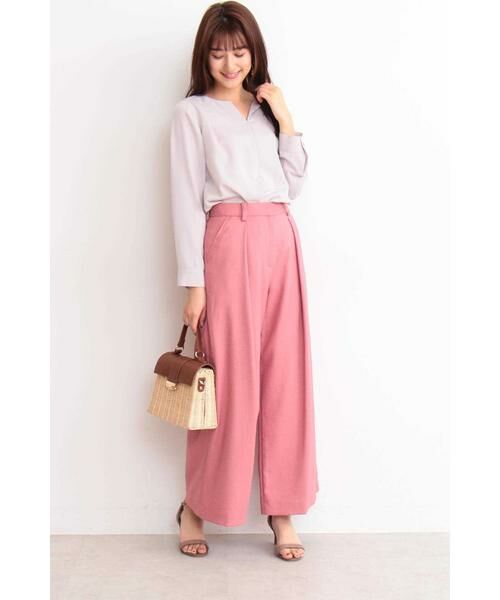 ＊＊N.Natural Beauty Basic / エヌ ナチュラルビューティーベーシック シャツ・ブラウス | キーネックタックドレープブラウス | 詳細21