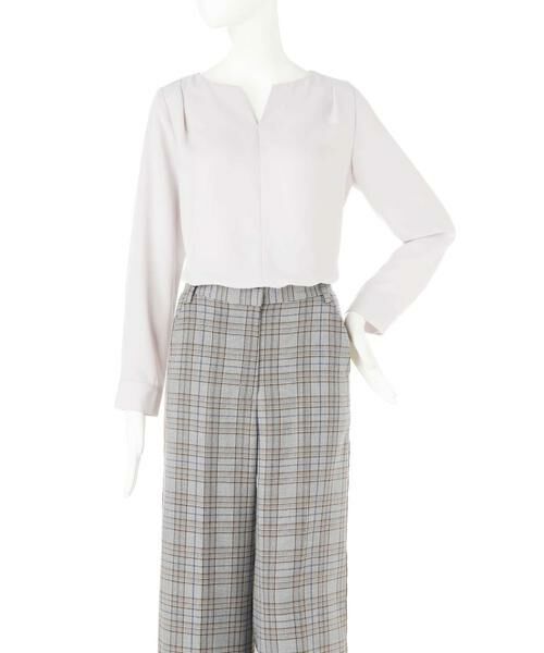 ＊＊N.Natural Beauty Basic / エヌ ナチュラルビューティーベーシック シャツ・ブラウス | キーネックタックドレープブラウス | 詳細22