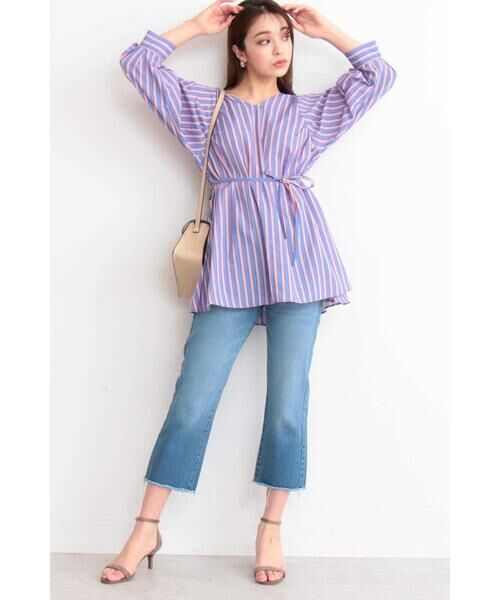 ＊＊N.Natural Beauty Basic / エヌ ナチュラルビューティーベーシック シャツ・ブラウス | マルチカラーストライプブラウス | 詳細7