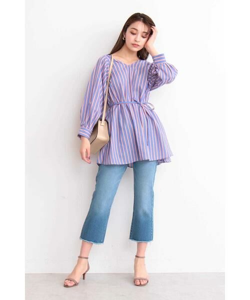 ＊＊N.Natural Beauty Basic / エヌ ナチュラルビューティーベーシック シャツ・ブラウス | マルチカラーストライプブラウス | 詳細8