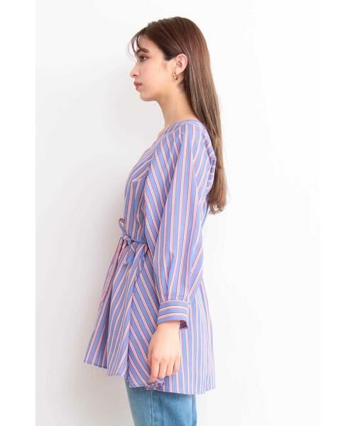 ＊＊N.Natural Beauty Basic / エヌ ナチュラルビューティーベーシック シャツ・ブラウス | マルチカラーストライプブラウス | 詳細12