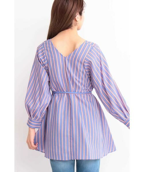 ＊＊N.Natural Beauty Basic / エヌ ナチュラルビューティーベーシック シャツ・ブラウス | マルチカラーストライプブラウス | 詳細13