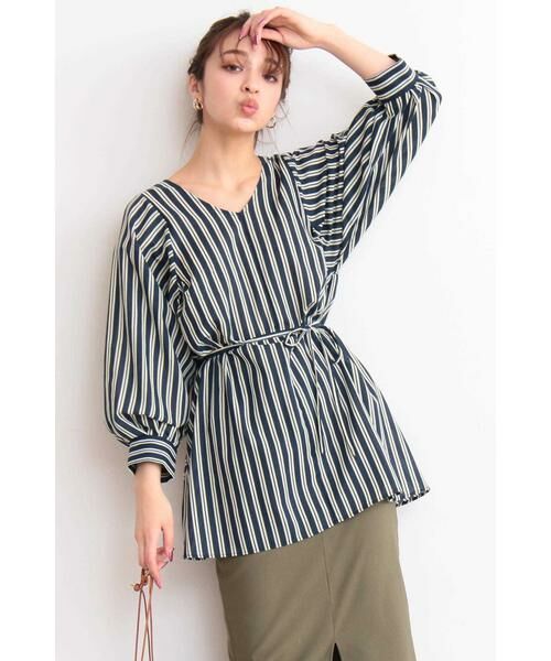 ＊＊N.Natural Beauty Basic / エヌ ナチュラルビューティーベーシック シャツ・ブラウス | マルチカラーストライプブラウス | 詳細19